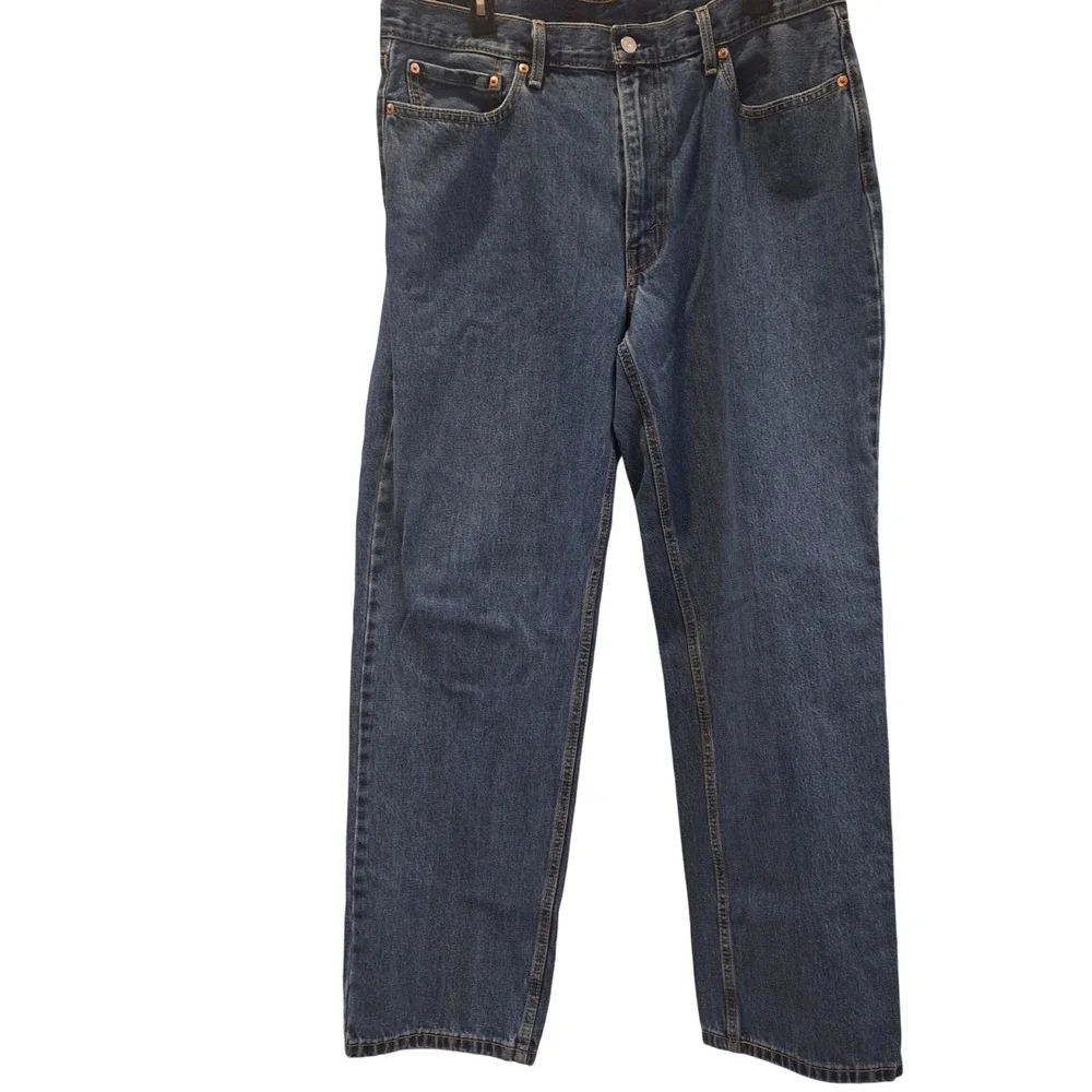 Levi's 550 Relaxed Fit Jeans Mens 38x32 (31) Blue Tapered Leg Denim Pants Casual
